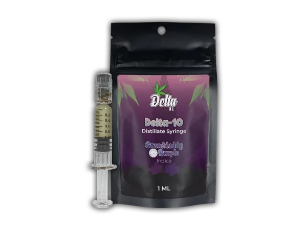 Delta 10 Distillate Syringe 1ml Granddaddy Purple