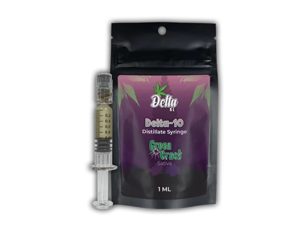 Delta 10 Distillate Syringe 1ml Green Crack