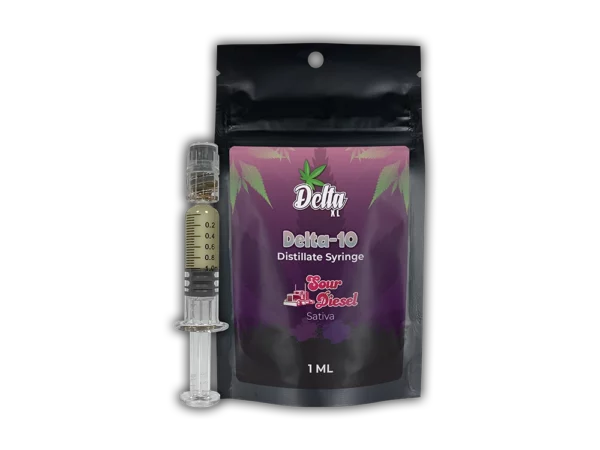 Delta 10 Distillate Syringe 1ml Sour Diesel