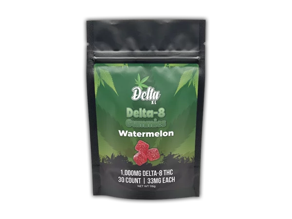 Delta-8 Gummies 30 Count Watermelon