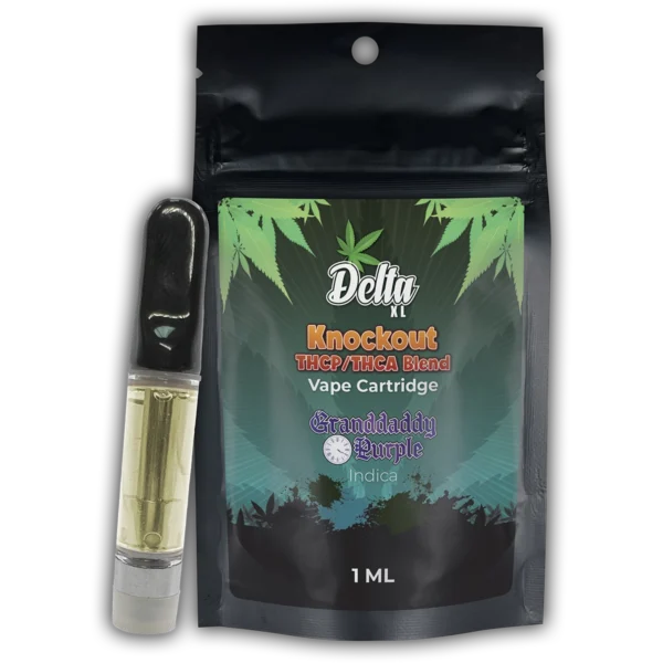 THCp Knockout Blend Vape Cartridge 1ml Granddaddy Purple